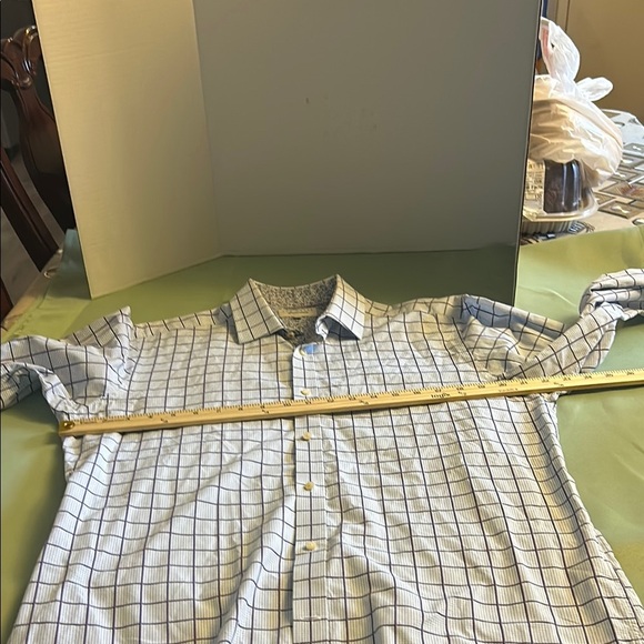 Blue Casual Button Down Shirt with Classic Style - Picture 2 of 6